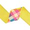 LaRibbons 2 1/2" - 4" Wired Dupioni Ribbon | Bias Plaid w/ Taffeta Fused Back | 10 Yard Roll